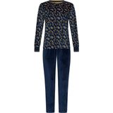 Pastunette - Moonlite - Pyjama - Donkerblauw - Velours Fleece