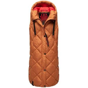 Gewatteerd & Winddicht Navahoo SCHNUCKEL - Bodywarmer - Volwassen - Capuchon - Cimet - L