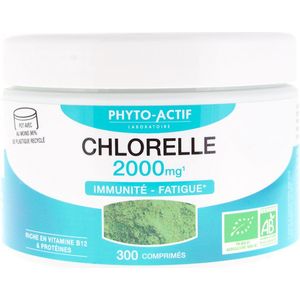 Phyto-Actif Chlorella 2000 mg Immuniteit & Vermoeidheid Organisch 300 Tabletten
