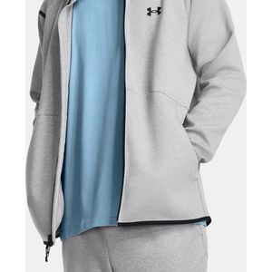 Under Armour - Unstoppable Fleece - Sweatshirt - Grijs - Met Rits