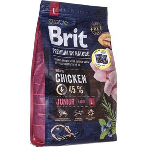 Brit Premium by Nature Junior L - Droog hondenvoer - Kip 3 kg