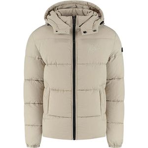 Malelions - Donn Puffer Jacket - Sand - Korte Pufferjas