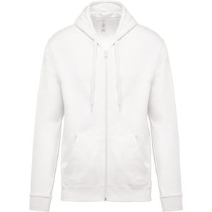 Kariban Sweater met rits en capuchon K479 - White - S