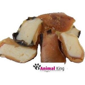 Hondensnacks rund-Gevulde rundervet hoefjes-10 stuks-Animal King