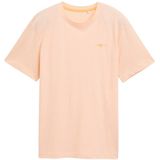 TOM TAILOR T-shirt voor heren, 37310 - Peachy Orange White Stripes, XL