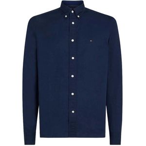 TOMMY HILFIGER - Oxford Hemd - Blauw - Katoen