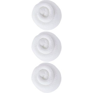 Damart - Set van 3 paar onzichtbare kousenvoetjes - Dames - Wit - 37/40