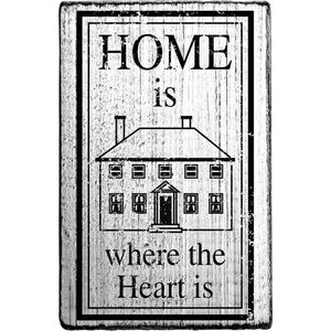 Colop vintage stempel-Home is where the heart is-Stempelen-Kaarten maken-Scrapbook-Knutselen-Hobby-DIY -Stempels-Creative hobby
