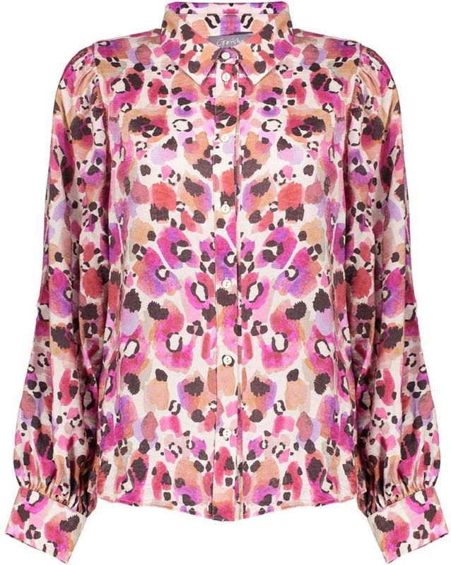 Geisha - 53620-20 - Blouse - Dierenprint - Lange Mouwen - 100% Viscose