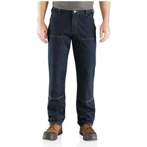 Carhartt - Rugged Flex Double Front - Dungaree Spijkerbroek - Heren - Denim