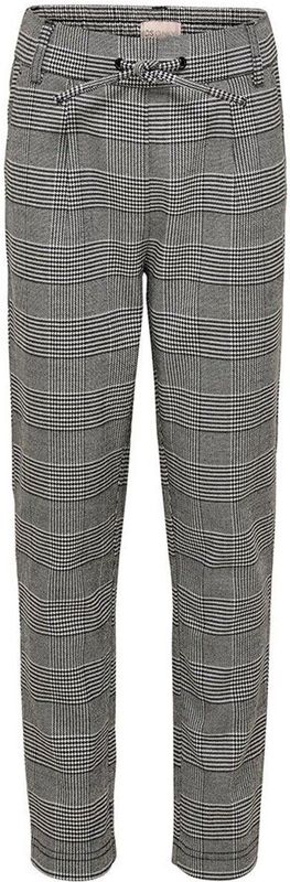 Only - Konpoptrash - Geruite Broek - Grijs - 5 Jaar - Meisjes