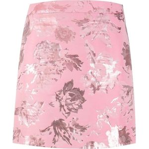 Stine Goya • korte roze rok Nelly met bloemen • maat L