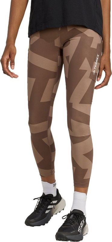 adidas Terrex - Multi Printed Tights - Legging - Bruin