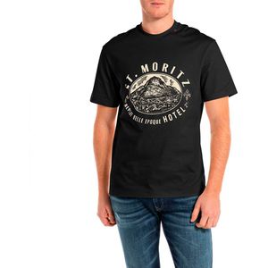 Replay - M3281 .000.23608P - T-shirt - Zwart - Heren