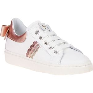 Beberlis Wit-Roze Sneaker
