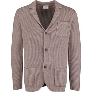 Born with appetite vest normale fit effen beige