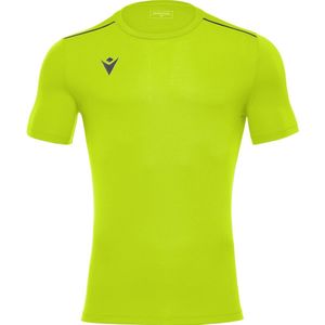 Macron Rigel Hero Shirt Korte Mouw Heren - Fluogeel | Maat: XXL