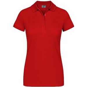 Damespolo 'Promodoro' met korte mouwen Fire Red - XXL