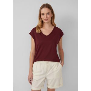 s.Oliver - T-Shirt - Relaxed - Jersey - V-hals