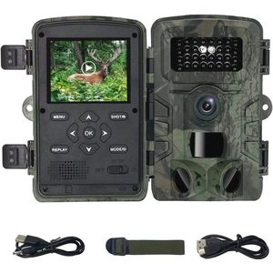 Wildcamera 36MP met Nachtzicht en Bewegingsmelder tot 20m