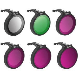 50CAL Set van 6 Filters – MCUV, CPL, ND8, ND16, ND32, ND64 voor DJI Neo