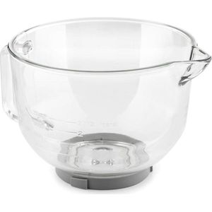 Bella Glass Bowl glazen mengkom voor de Bella 2G keukenmachine