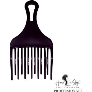 Haar in Stijl® Professionals | Afro Kam Zwart