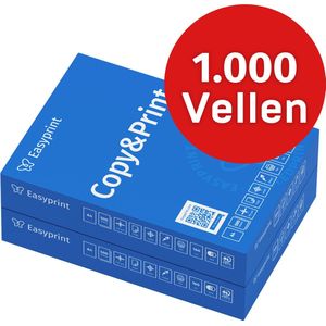 Easyprint Printerpapier kopieerpapier 1000 vellen 2 x 500 A4 premium wit PEFC-gecertificeerd