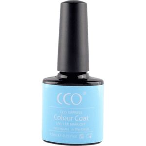 CCO Shellac - Gel Nagellak - kleur In The Cloud 92243 - BlauwPastel - Dekkende kleur - 7.3ml - Vegan