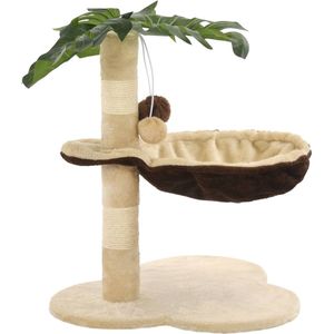 vidaXL-Kattenkrabpaal-met-sisal-krabpaal-50-cm-beige-en-bruin