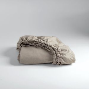 Cinderella - Weekend - Hoeslaken - Tot 25 cm matrashoogte - 100% Katoen - 140x200 cm - Taupe