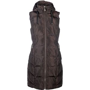 Hkm Lange bodywarmer maat xl dark brown