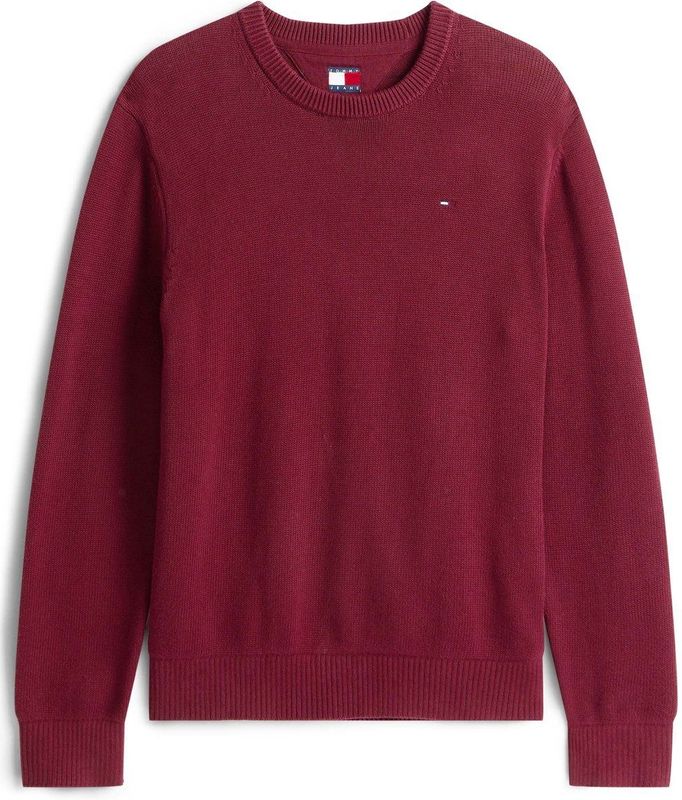 Tommy Jeans - Slim Fit - Pullover - Effen - Puur Katoen