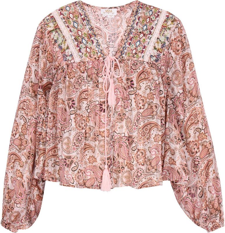 usha - Blouse - Paisley Print - Regular Fit - 3/4 Mouwen