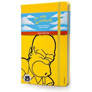 Limited Edition Moleskine Notitieboek The Simpsons Hard cover - Large - Geel - Lijnen