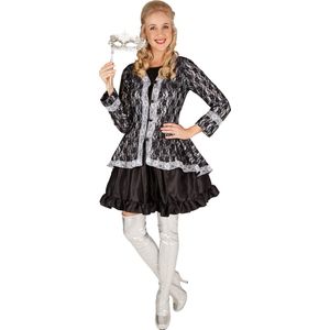 dressforfun - Adellijke gravin M - verkleedkleding kostuum halloween verkleden feestkleding carnavalskleding carnaval feestkledij partykleding - 301380