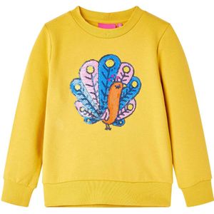 vidaXL - Kindertrui - 104 - donkerokerkleurig