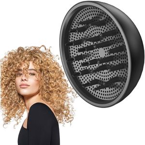 Föhnkam-opzetstuk, zwarte föhnkam-opzetstuk, geconcentreerd mondstuk 1,57-1,97 inch, professioneel haarstylingsalonhulpmiddel voor het stijlen en ontwarren van fijn, zacht, krullend, natuurlijk haar.