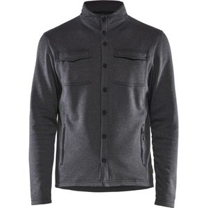 Blaklader Pique fleecevest 3232-2533 - Zwart Mêlee - XXXL