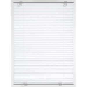 GARDINIA Solo Roof Window Pleated Blind, No Drilling Required, with Suction Cups, Opaque Folding Roller Blind, Includes All Mounting Parts, White, 95.3 x 122 cm