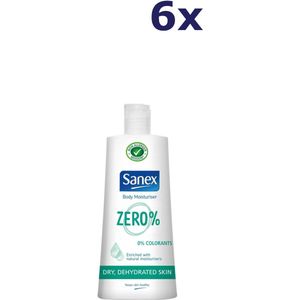 6x Sanex Zero% Droge Huid Bodylotion 250 ml