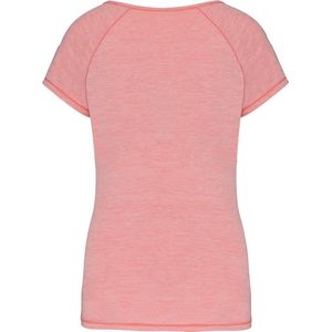 SportT-shirt Dames L Proact Ronde hals Korte mouw Marl Pink 88% Polyester, 12% Elasthan