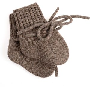 Wollen Baby sokjes / Newborn Sokjes - Merinowol - Cobble- Newborn