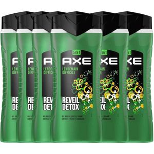 AXE Réveil Detox 5-en-1 Douchegel – 6 × 400 ml
