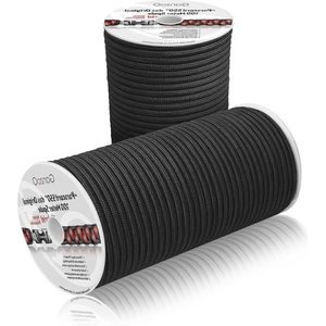 550 Paracord hybride touw voor armband riem halsband - nylon/polyester mix - nieuwe uitvoering - 100 meter
