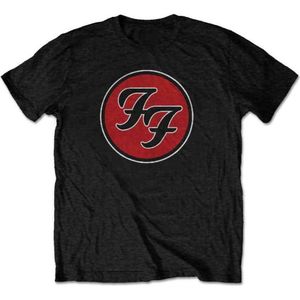 Foo Fighters - FF Logo Heren T-shirt - M - Zwart