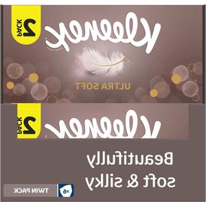 Ultra zachte gezichtsweefsels - verpakking van 12 dozen, extra zacht