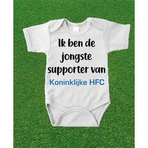 Rompertje jongste supporter van Koninklijke HFC.