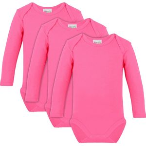 Link Kidswear Meisjes Rompertje GOTS - Cherry - Maat 50/56