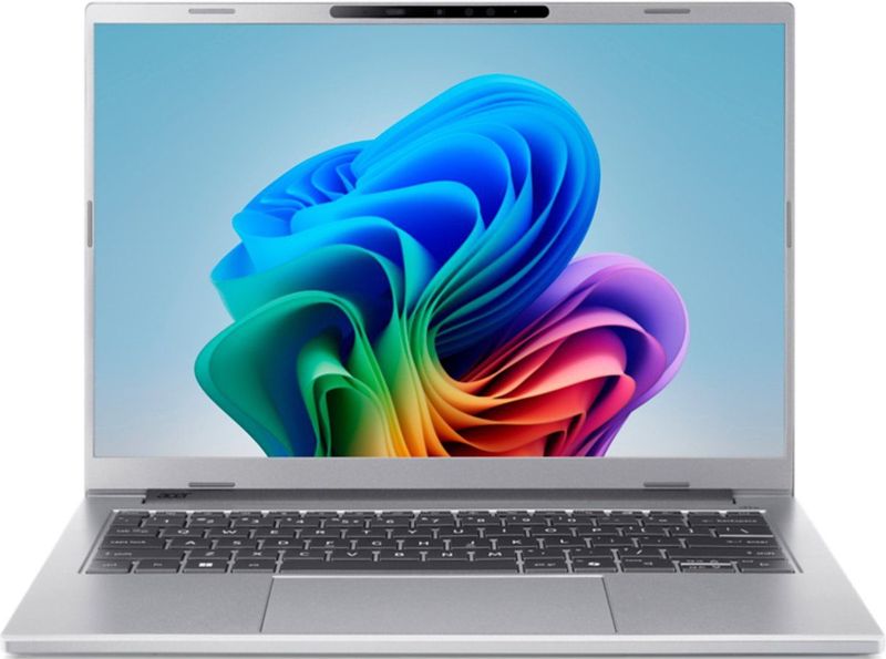 Acer Aspire 14 AI A14-53M-50K5 - Laptop - Zilver - 14 inch - 120Hz - Core Ultra 5 - 16GB - 512GB SSD - Verlicht Toetsenbord